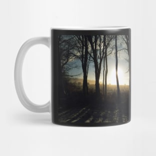 Rustic Winter Morning Sunrise Mug